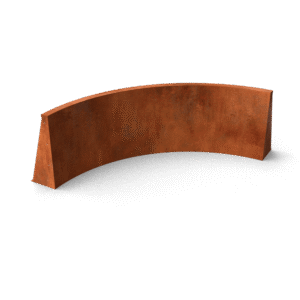 Fronta Stützmauern Cortenstahl Bogen - Länge: 1000 - Breite: 150 - Höhe: 350