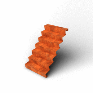 Escale Treppe – Länge: 1680 – Breite: 2000 – Höhe: 1190