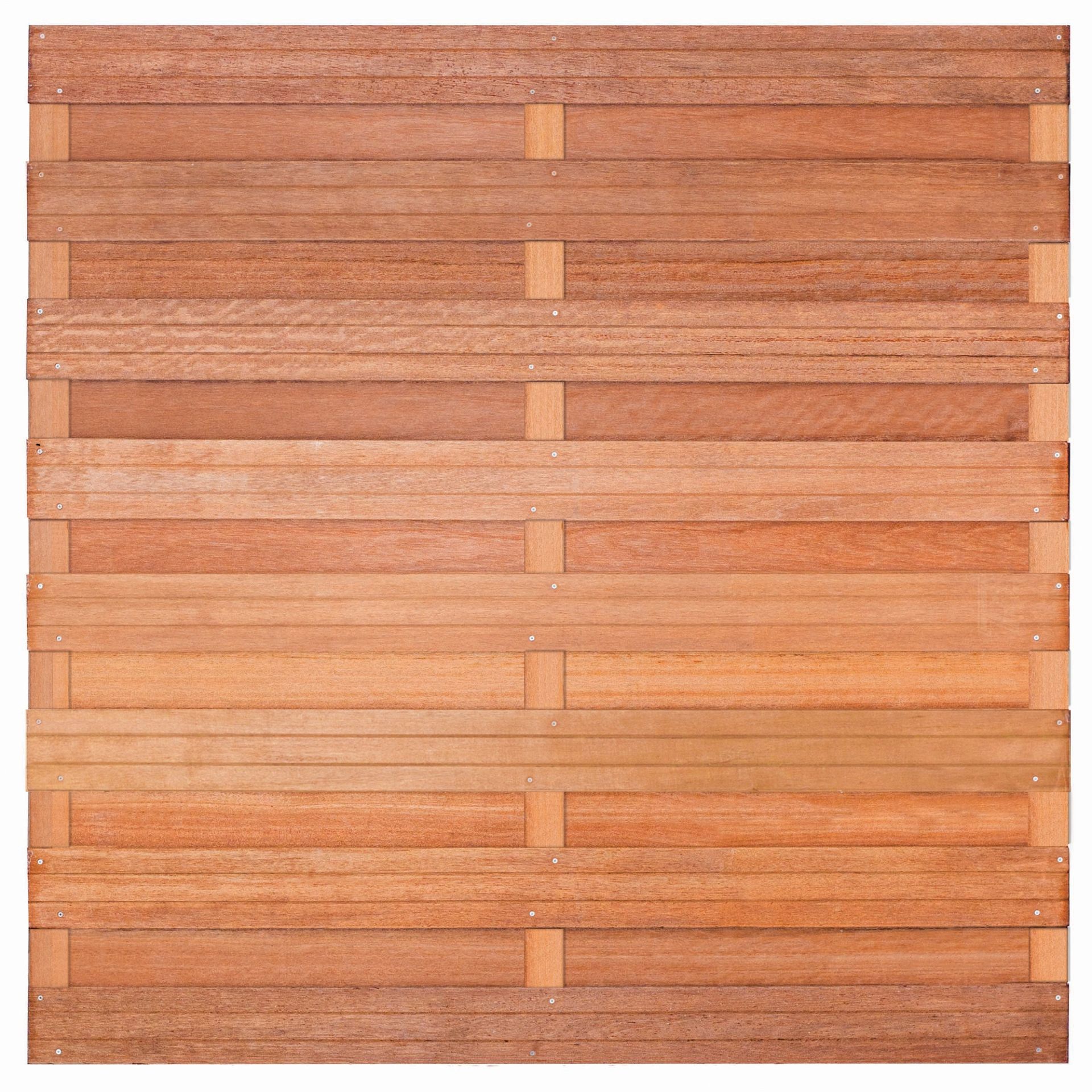 Gartenzaun Bronkhorst, 180×180 cm aus Hartholz