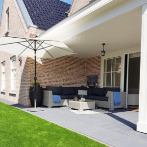 Terras+ Tegel Dark Grey 60x60x4 cm