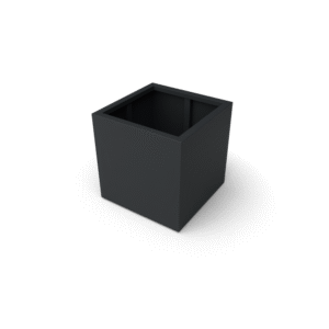 Quadrus Quadratische Pflanzgefäße aus Aluminium – Länge: 800 – Breite: 800 – Höhe: 800