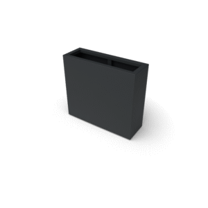 Artus rechteckige Aluminium-Pflanzgefäße – Länge: 900 – Breite: 300 – Höhe: 800