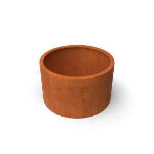 Runde Pflanzgefäße Ronda aus Cortenstahl - Länge: 1000 - Höhe: 800