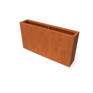 Artesa rechteckige Pflanzgefäße aus Cortenstahl – Länge: 1500 – Breite: 300 – Höhe: 800