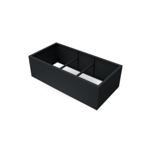 Pflanzgefäß Artus Stahl mit Zinkbeschichtung 2000x1000x600mm (LxBxH) ohne Bodem