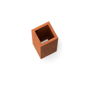 Artesa rechteckige Hochbeet aus Cortenstahl – Länge: 400 – Breite: 400 – Höhe: 1000 – ohne Boden