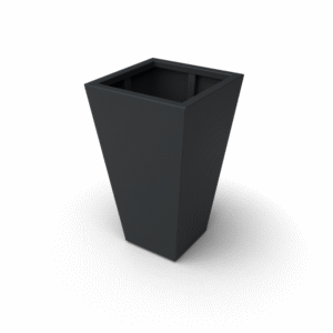 Vasus-Pflanzgefäße aus Aluminium in Vasenform – Länge: 600 – Breite: 600 – Höhe: 1000