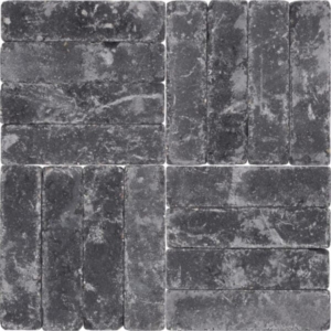 Antikpflaster Abbeystones 21x7x8 cm Bobbio (Nero)