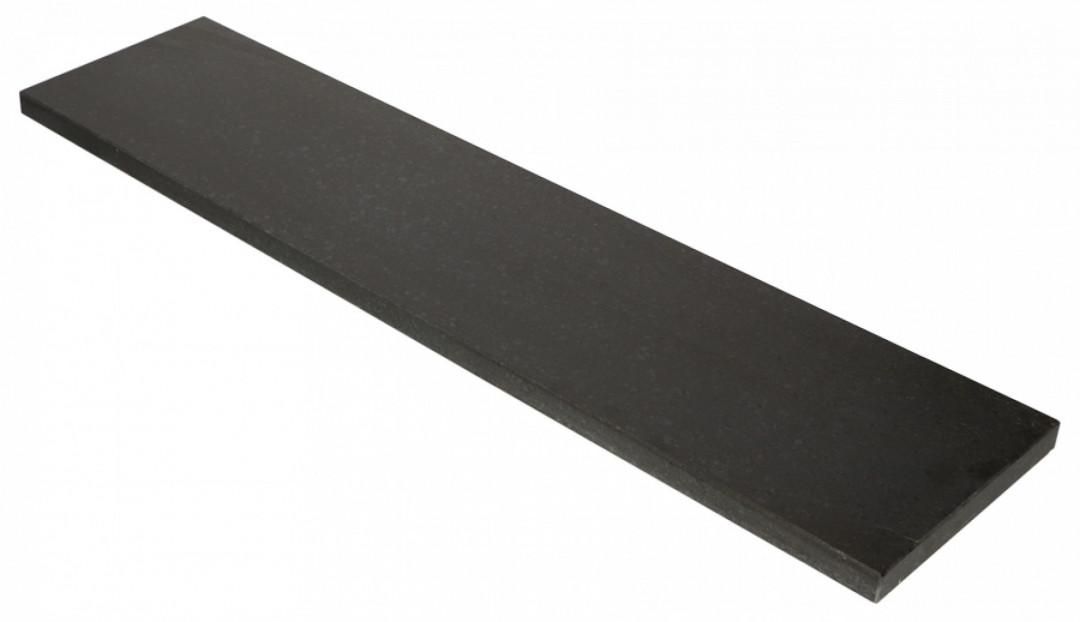 Abdeckplatte / Teichrand 100x15x3 cm Black (6-seitig geschliffen, 8 Fasen)